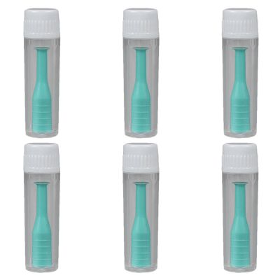 FUOYLOO 6pcs Lens Suction Cup Inserter Remover Tool Kit with Bottle Lightweight Easy to Clean Abs Silicone for Daily Use
