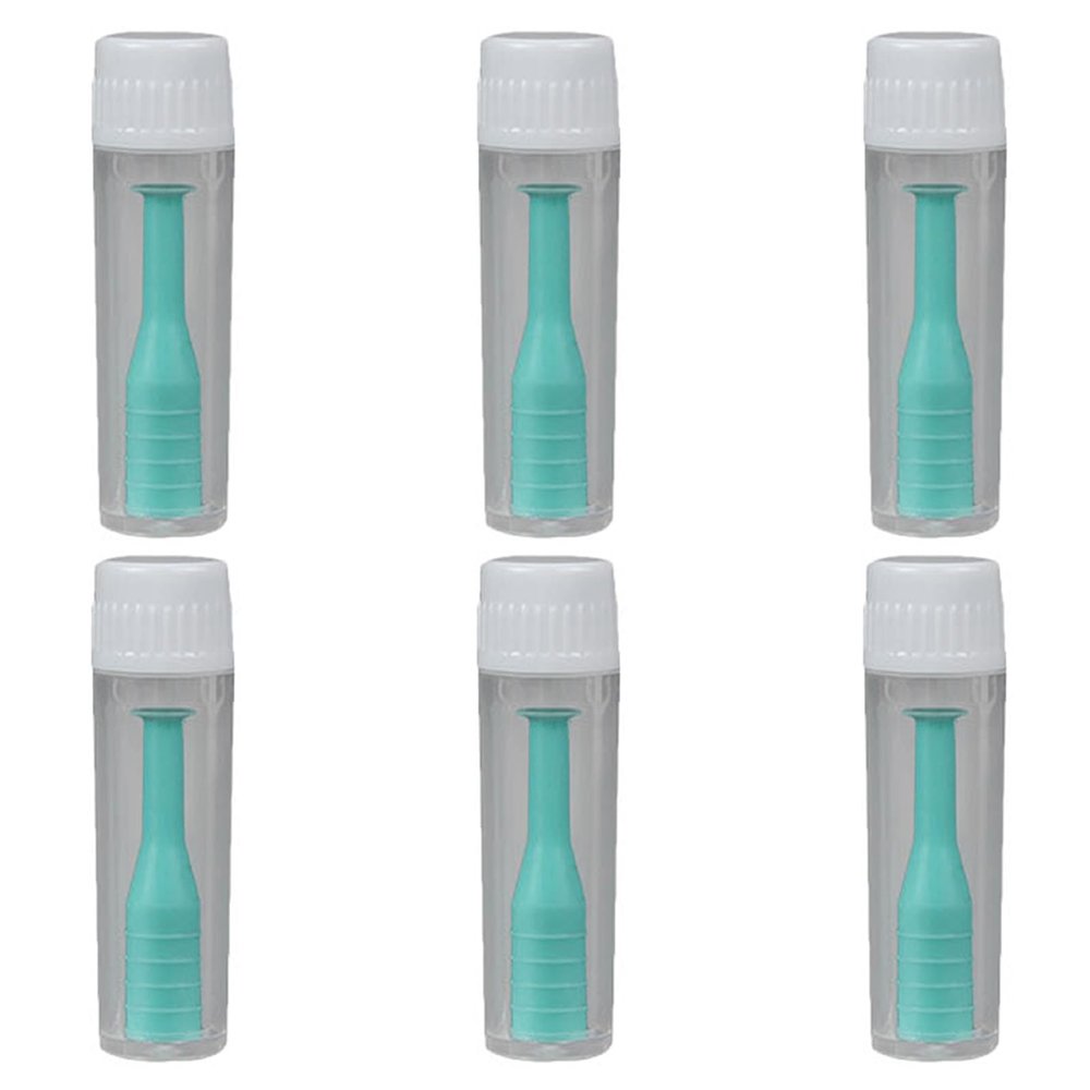 FUOYLOO 6pcs Lens Suction Cup Inserter Remover Tool Kit with Bottle Lightweight Easy to Clean Abs Silicone for Daily Use