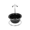 DGLDCSHUAI Men's Shaving Bowl Beard Care Cleaning Stainless Steel Shaving Bowl Stand Shaving Tool Set for Barber view 3