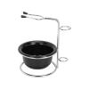 DGLDCSHUAI Men's Shaving Bowl Beard Care Cleaning Stainless Steel Shaving Bowl Stand Shaving Tool Set for Barber view 4