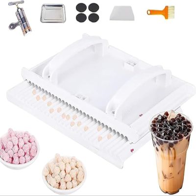 Tapioca Beads Maker Machine, DIY Pearl Forming Tool, Double Handle Design for Bubble Tea, Milk Tea, and Dessert Preparation
