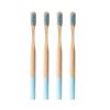 4Pcs Toothbrush for Adults Soft Bristle Travel Home Use Kraft Paper Packaging Pink(Pink) view 1
