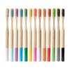 4Pcs Toothbrush for Adults Soft Bristle Travel Home Use Kraft Paper Packaging Pink(Pink) view 4