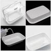 AMUSLESUR Lens Care Accessory and Pp Material with, One-piece Design Storage Tray Multi-Function for Smooth Edges, Reusable Hard Contact Lenses Rgp Ok Lenses Suitable for Clinic Washing view 3