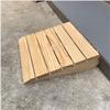Wooden Threshold Ramp for Doorways, Portable Anti-slip Transition Ramp for Wheelchair and Step Assistance in Home Entry, Garage, Patio, Porch, and Shed view 1