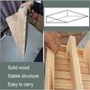 Wooden Threshold Ramp for Doorways, Portable Anti-slip Transition Ramp for Wheelchair and Step Assistance in Home Entry, Garage, Patio, Porch, and Shed view 3