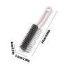 Detailing Crevice Brush - Cleaning Tool with Scraper | Non Slip Handle for Tight Spaces, Small Scrub Accessory with Durable Bristles & Compact Design for Kitchen, Tub and Sink view 2