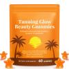 Tanning Gummies, Tanning Supplement with Beta-Carotene, Astaxanthin, Lycopene & Vitamins, Supports Skin Radiance & Hydration, Sugar Free & Gluten Free, 60 Count view 1