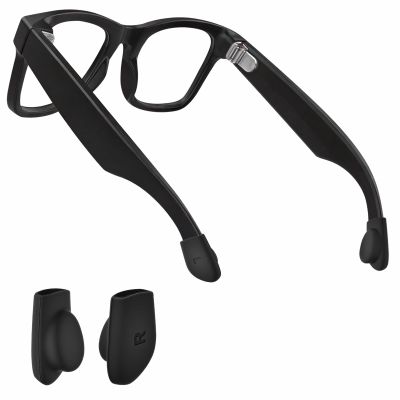 1Pair Eyeglass Ear Grip for Ray-Ban Meta Wayfarer/Skyler/Headliner Gen 2 Smart Glasses Accessories, Anti-Slip Silicone Eye Glasses Ear Grippers for Meta Gen 2 Smart Sunglasses Ear Cushion