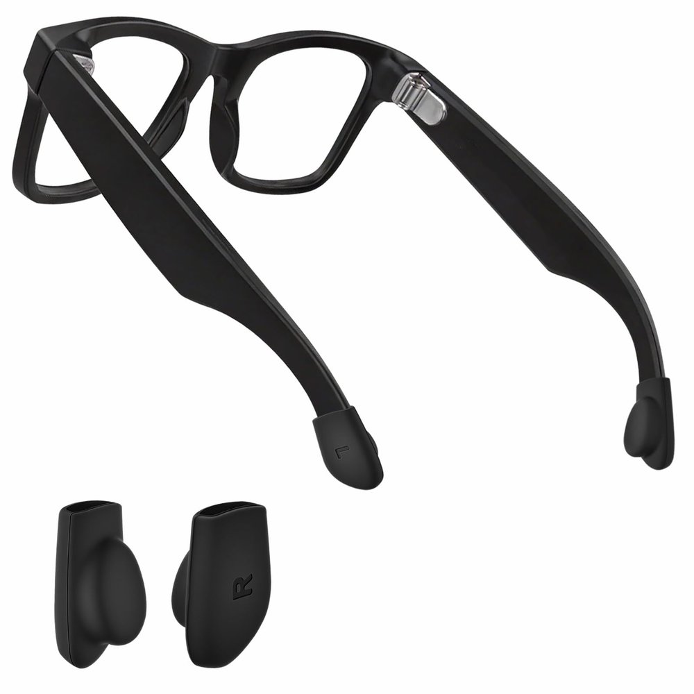 1Pair Eyeglass Ear Grip for Ray-Ban Meta Wayfarer/Skyler/Headliner Gen 2 Smart Glasses Accessories, Anti-Slip Silicone Eye Glasses Ear Grippers for Meta Gen 2 Smart Sunglasses Ear Cushion