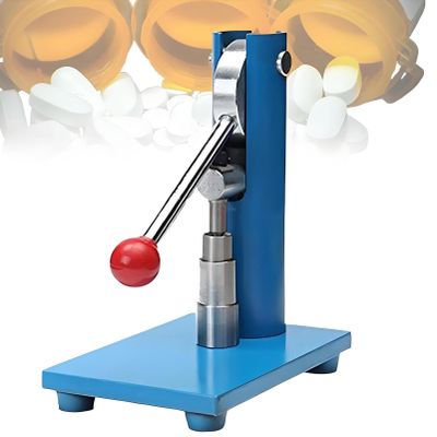 Cashwise 3mm/6mm/8mm/10mm/12mm Tablet Press Machine, Manual Tablet Punch Press, Laboratory Household Powder Tablet Press, with Handle, Pill Stamping Maker Tableting Tool 10mm