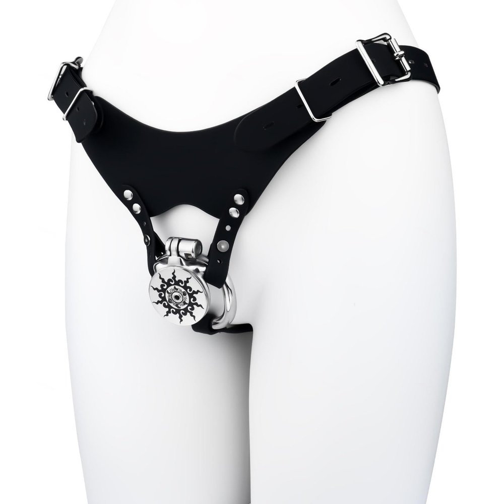 Chastity Belt Stainless Steel Male Chastity Belts Steel for Men Band Band Sissy Panties Male Sissy Panties Device Anti-Off for Men Timer Padlock Adjustable Belt Size,40mm