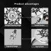 Chastity Belt Stainless Steel Male Chastity Belts Steel for Men Band Band Sissy Panties Male Sissy Panties Device Anti-Off for Men Timer Padlock Adjustable Belt Size,40mm view 2