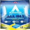 Astonish All in 1 Dishwasher Tablets, Lemon, 42 Tablets per Pack, Pack of 12 view 2