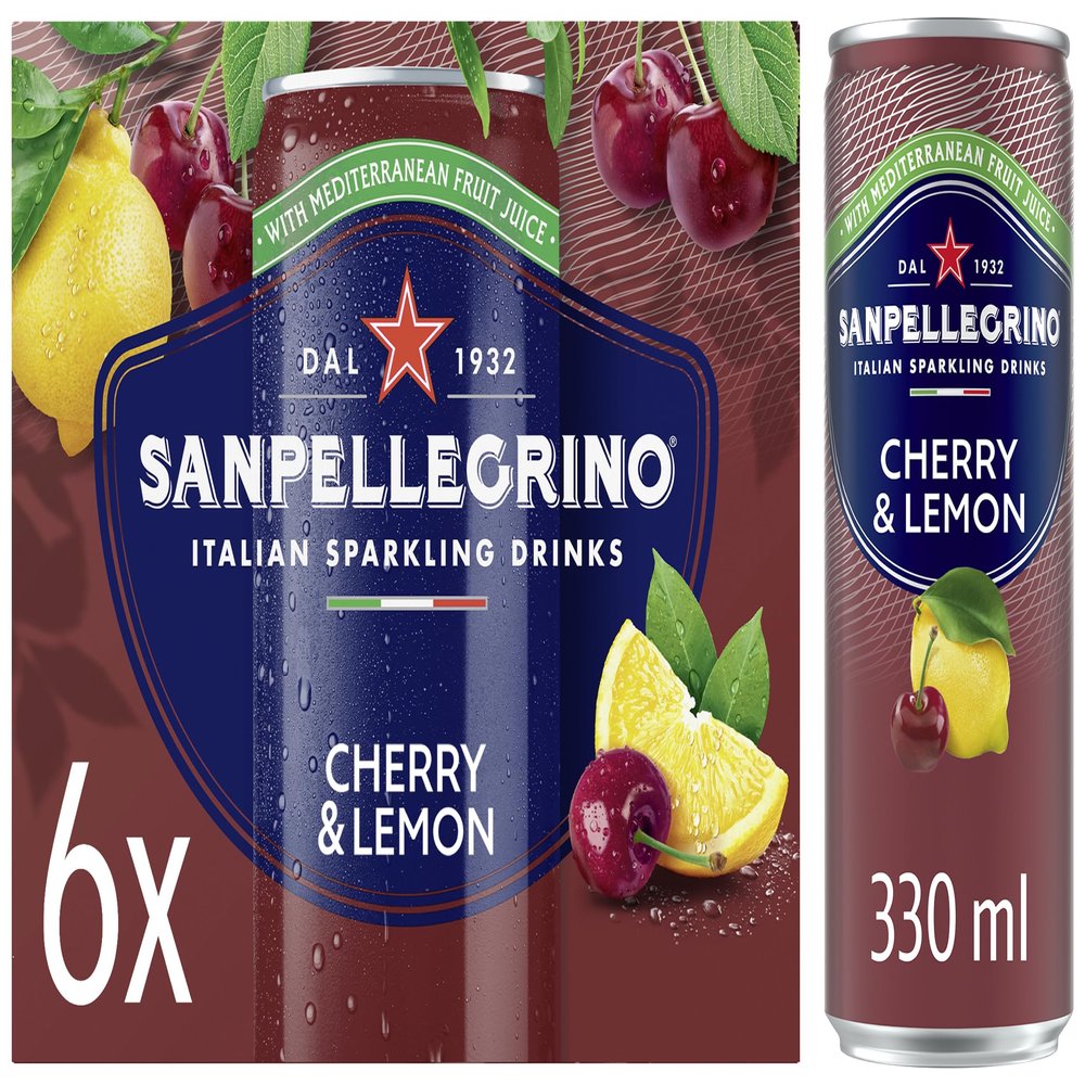 San Pellegrino Cherry & Lemon 6x330ml