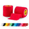 2 Rolls SPORTTAPE Football Sock Tape, 5cm x 4.5m, Red - Self-Adhesive Cohesive Bandage, Compression Wrap & Sports Stretch Tape for Ankles, Joints, Socks, Vet & Pet Wrap for Dogs, Horses view 1