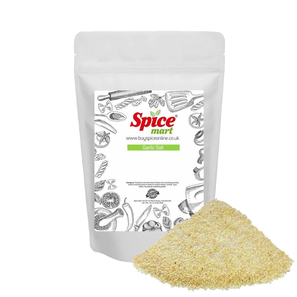 2kg | Garlic Salt Cooking Ingredients Premium Qualiy Free UK P&P by Spice Mart (2000 Grams)