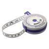 Retractable BMI Body Mass Index Measuring Tape for Waist, Chest, Hip & Thigh 150 cm or 200 cm Plastic Diet Tracking Tool with Push-Button Lock and Auto-Retract(blue) view 3
