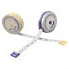 Retractable BMI Body Mass Index Measuring Tape for Waist, Chest, Hip & Thigh 150 cm or 200 cm Plastic Diet Tracking Tool with Push-Button Lock and Auto-Retract(blue) view 4