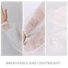 CALLARON 50pcs Breathable White Nonwoven Fabric Arm Sleeves Wear-resistance Elastic Design Protective Sleeve Covers for Kitchen and Home Cleaning view 3