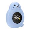 FreshCart Basics Safe PP Material Baby Bath Thermometer Cartoon Seal LED Digital Water Temperature Toy for Infant Toddler Bathtub Safety Smart Alarm System Ideal for Every Bath (Blue) view 3