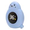 FreshCart Basics Safe PP Material Baby Bath Thermometer Cartoon Seal LED Digital Water Temperature Toy for Infant Toddler Bathtub Safety Smart Alarm System Ideal for Every Bath (Blue) view 4