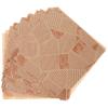 PRETYZOOM 100pcs Oil Wrapping Paper for Sandwiches Burgers Baking Food Wraps Non-Stick Chips Paper Food Packing Supplies for Store Home Kitchen Style view 1