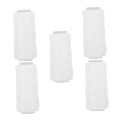Baluue 5 Rolls Cotton Thread for Epilator Tool Facial Threading Hair Removal Versatile Stitching Threading Eyebrow Thread for Home Use