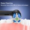 4 Pack Replacement Heads Compatible with Oralb iO Series 2 3 4 5 6 7 8 9 10, Ultra-Soft Bristles for Sensitive Gums, Precision Cleaning Brush Heads, Black view 4