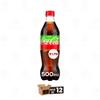 Coca Cola Soft Drinks Variety Pack Original Taste, Diet Coke & Zero Sugar Fizzy Drinks, Classic Refreshing Cola Cans & Bottles for Party Gathering | (500ml-Bottle 12 pack, Lime - 1.79) view 4