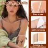 10 Pcs Tattoo Cover Up Tape Waterproof Ultra Thin Tattoo Cover Up Patch Invisible Breathable Concealer Sticker for All Skin Tones Tattoos Scar Birthmarks Dark Spots (5 Colors) view 3