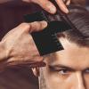 Barber Enhancement Card - Shape Up Hairline Tool Smooth Shaving Guide with Measurement Indicators, Edge Template Grooming Aid Styling Accessory, Precision Line Design for Hairdresser Men Teens view 2