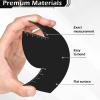 Barber Enhancement Card - Shape Up Hairline Tool Smooth Shaving Guide with Measurement Indicators, Edge Template Grooming Aid Styling Accessory, Precision Line Design for Hairdresser Men Teens view 3