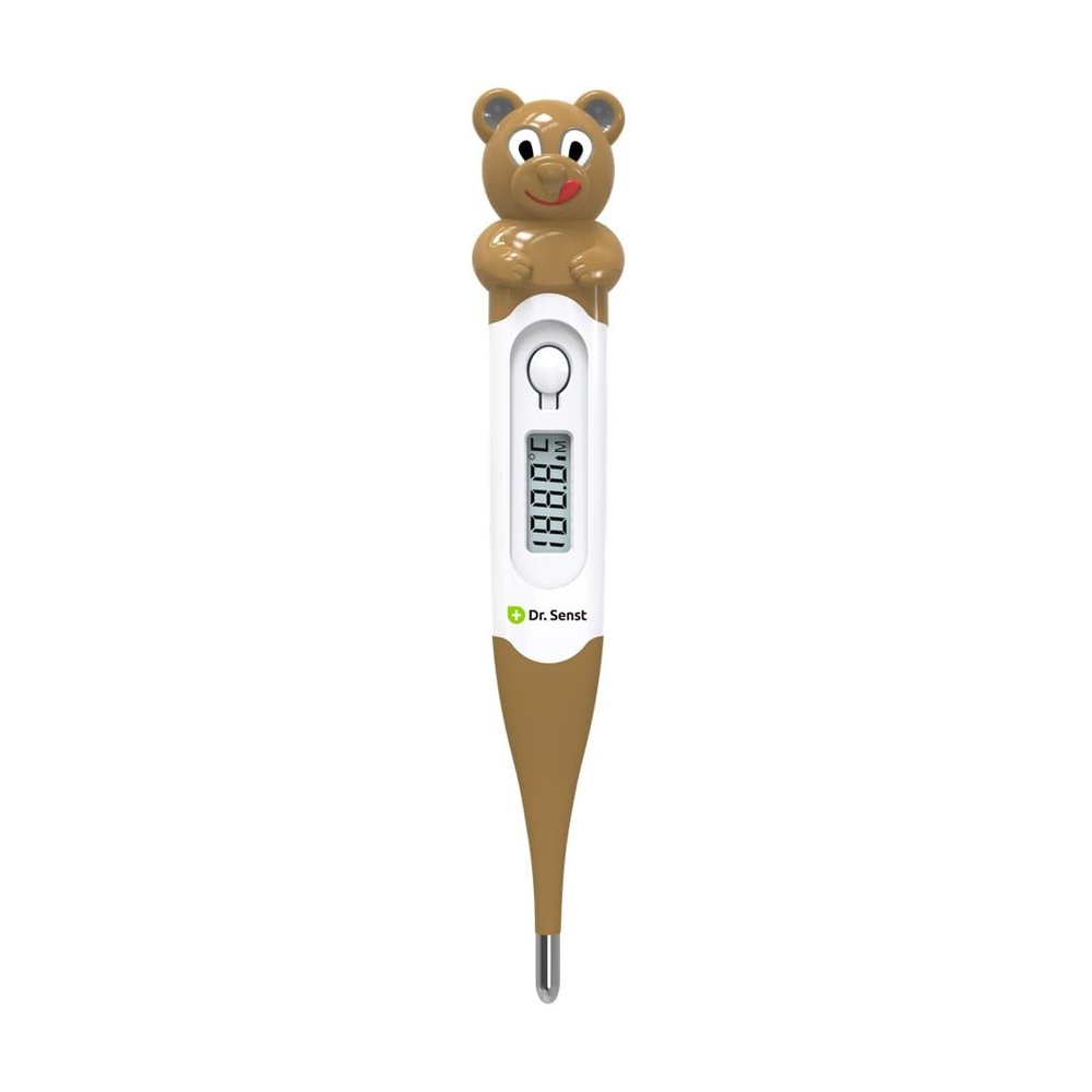 Dr. Senst Digital Fever Thermometer with Fever Alarm | High Precision Measurement for Adults, Children and Babies | 10 Seconds Measuring Time | Thermometer to Measure