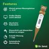 Dr. Senst Digital Fever Thermometer with Fever Alarm | High Precision Measurement for Adults, Children and Babies | 10 Seconds Measuring Time | Thermometer to Measure view 2
