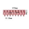 Compatible for 8 Cavities Triangle Silicone Ice Cream Mold Geometry Chocolate Cake Candy Jelly Baking Mould 2pcs view 2