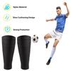 Kueohse 2Pairs Soccer Shin Guard Socks Breathable Soccer Shin Guard Sleeves Shin Pads Holder for Kicking Ball Running Cycling S view 2