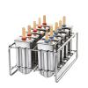 Compatible for Stainless Steel Popsicle Mold Rack Ice Lolly Frozen Maker Homemade Cream with Holder view 1