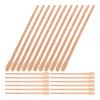 Abaodam 100pcs Waxing Sticks Wooden Body Wax Applicators Oval Top Safe Convenient for Sensitive Small Areas and Beach Hair Removal view 1