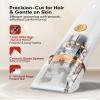 3-in-1 Women's Electric Shaver & Bikini Trimmer IPX7 Waterproof Rechargeable Body Groomer for Legs, Underarms, Nose & Pubic Hair Painless Wet & Dry Foil Shaver (Two) view 2