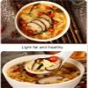A delicious, hot and sour instant breakfast soup, a classic Chinese snack, perfect for dorms or offices. 12g/packet, mushroom and vermicelli flavor. (10packs) view 4