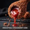 BML Chocolate Filled Crispy Snack Drumstick Shape Strawberry Cream Filling Crunchy Coated Sweet Treat Snack Pack (2) view 4