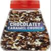 Chocolatey Caramel Crunch 115g Crispy Caramel Coated Cereal Clusters with Chocolate Flavour, Sweet Snack Pack, Sharing & Gifting - Dtk view 2