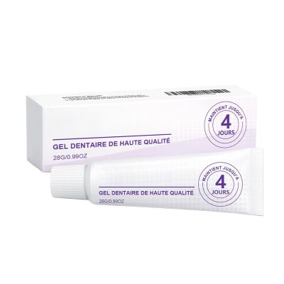Denture Adhesive Cream Secure Hold, Tooth Repair Bonding Gel, Strong Fixing Sealant Paste, Comfortable Fit Support, Daily Care Solution, Reliable Grip for Eating Speaking Confidence