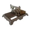 Woodside Cast Iron Boot Scraper & Brush Victorian Style Heavy Duty Outdoor Shoe Cleaner with Strong Bristles, Ornate Garden Door Boot Cleaner view 2