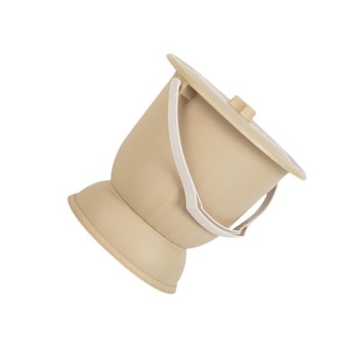 QUILSTM Portable Urine Pots with Lid Home Spittoon Container Both Male and Female Users During Travel Household Urinal Bottle is Convenient to Carry Around , Yellow , 25.8x27.5cm