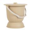 QUILSTM Portable Urine Pots with Lid Home Spittoon Container Both Male and Female Users During Travel Household Urinal Bottle is Convenient to Carry Around , Yellow , 25.8x27.5cm view 3