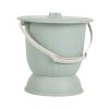 QUILSTM Versatile Spittoon Urinal with Lid 45L Capacity Any Travel Adventure Or Home Necessity for Everyone Thickened and Drop Resistant for Long Term . Potty , Green , 24.7x24.5cm view 2