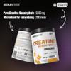 Skill Nutrition Micronized Creatine Monohydrate Orange | High Absorption Formula with Refreshing Flavor | Boosts Strength, Muscle Growth, and Recovery | Vegan Friendly, Halal | 300g view 4