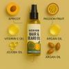 Nuevo Noir Hair & Beard Oil Apricot & Passion Fruit | Premium Beard Oil for Textured Beards | Moisturises, Softens & Strengthens | Natural Grooming Oil 100 ML view 3